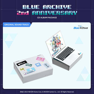 블루 아카이브 2주년 기념 OST CD 앨범 패키지 (BLUE ARCHIVE 2nd ANNIVERSARY OST - CD ALBUM PACKAGE)