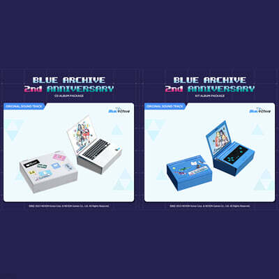 블루 아카이브 2주년 기념 OST CD + KIT 앨범 패키지 (BLUE ARCHIVE 2nd ANNIVERSARY OST - CD + KIT ALBUM PACKAGE)