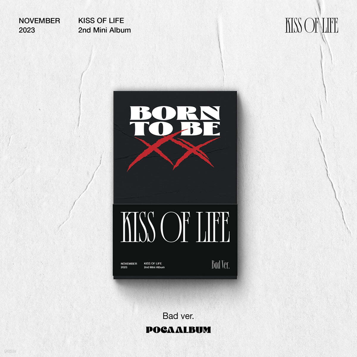 KISS OF LIFE (키스오브라이프) - 미니앨범 2집 : Born to be XX [POCA] [Bad Ver.]