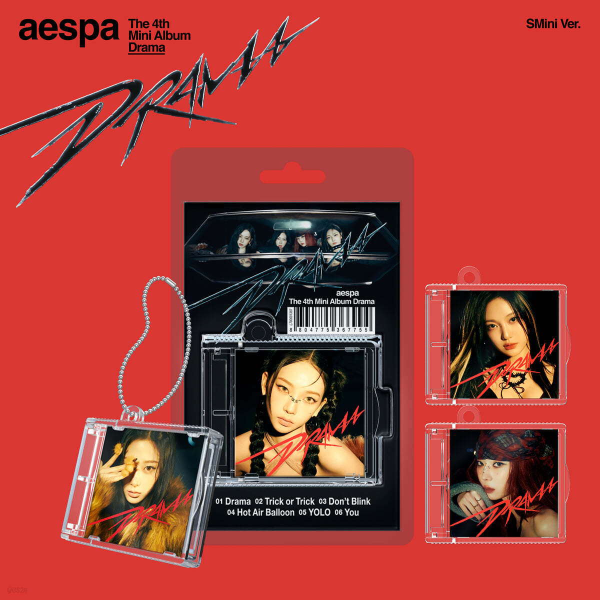 에스파 (aespa) - 미니앨범 4집 : Drama [SMini Ver.](스마트앨범) [4종 중 1종 랜덤발송]