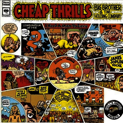 Janis Joplin,Big Brother & The Holding Company — Cheap Thrills 앨범 커버