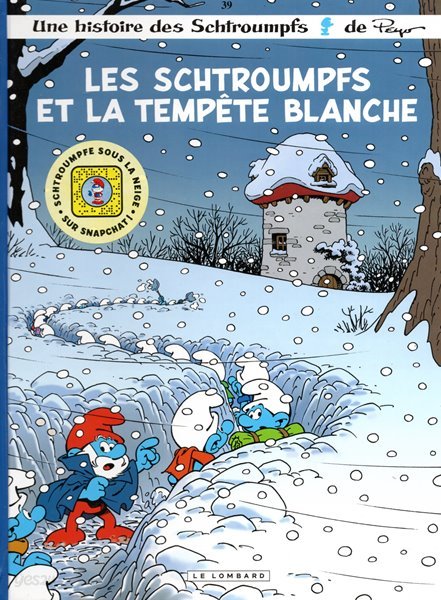 Les aventures des schtroumpfs T39. Les Schtroumpfs et la tempete blanche