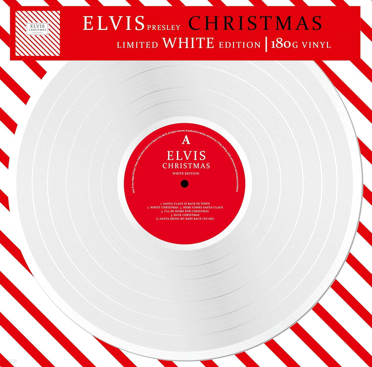 Elvis Presley (엘비스 프레슬리) - Christmas [화이트 컬러 LP]