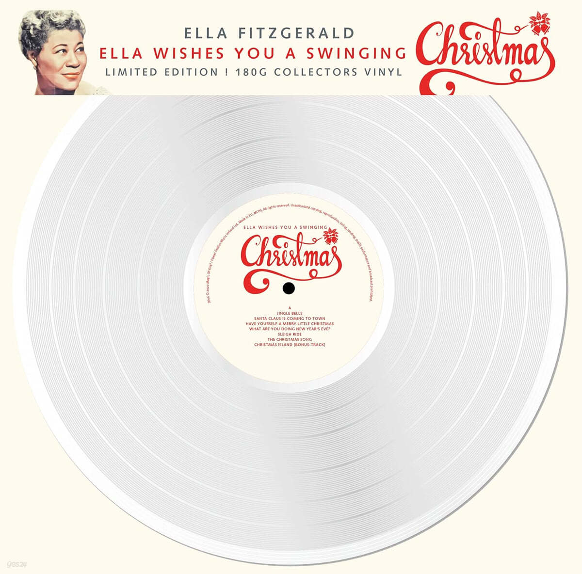 Ella Fitzgerald (엘라 피츠제럴드) - Ella Wishes You A Swinging Christmas [화이트 컬러 LP] 