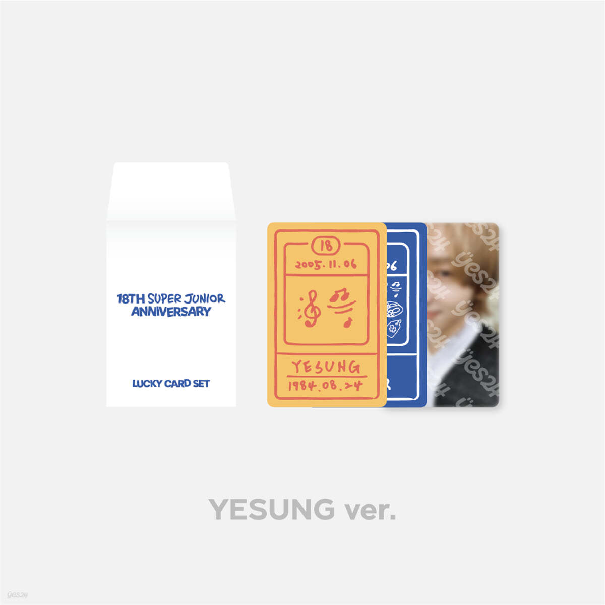 [SUPER JUNIOR 18th Anniversary] 18주년 럭키카드 SET [예성 ver.]