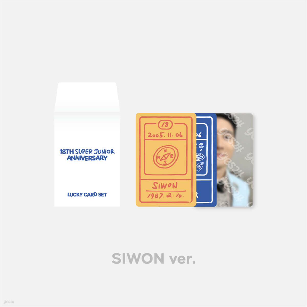 [SUPER JUNIOR 18th Anniversary] 18주년 럭키카드 SET [시원 ver.]