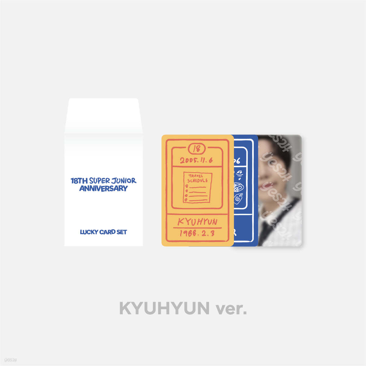 [SUPER JUNIOR 18th Anniversary] 18주년 럭키카드 SET [규현 ver.]