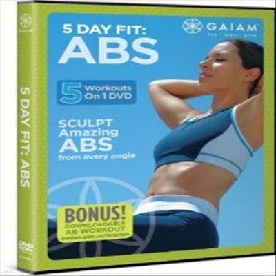5 Day Fit Abs (5   ̺񿡽) (ڵ1)(ѱ۹ڸ)(DVD)