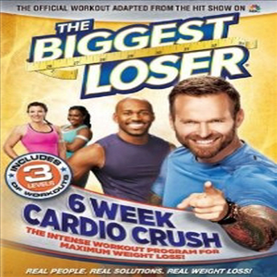 Biggest Loser: 6 Week Cardio Crush (ŽƮ  : 6 ũ ī ũ) (ڵ1)(ѱ۹ڸ)(DVD)