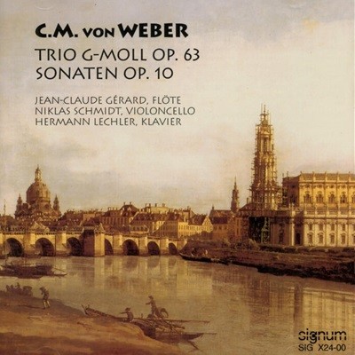 Weber : Trio G-Moll Op. 63 , Sonaten 10 - 제라르 (Jean-Claude Gerard)(독일발매)