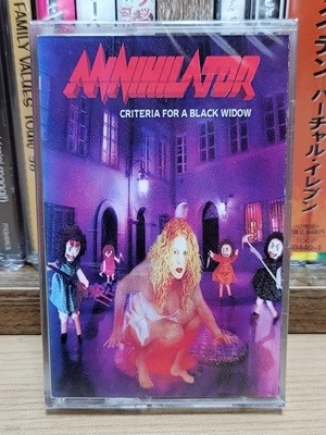 (미개봉 카세트테이프) ANNIHILATOR - Criteria For A Black Widow