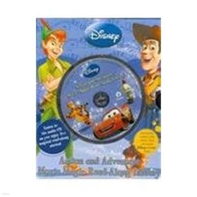 Disney Action and  Adventure Movie Magic Read-Along Library (책5권 CD1장)