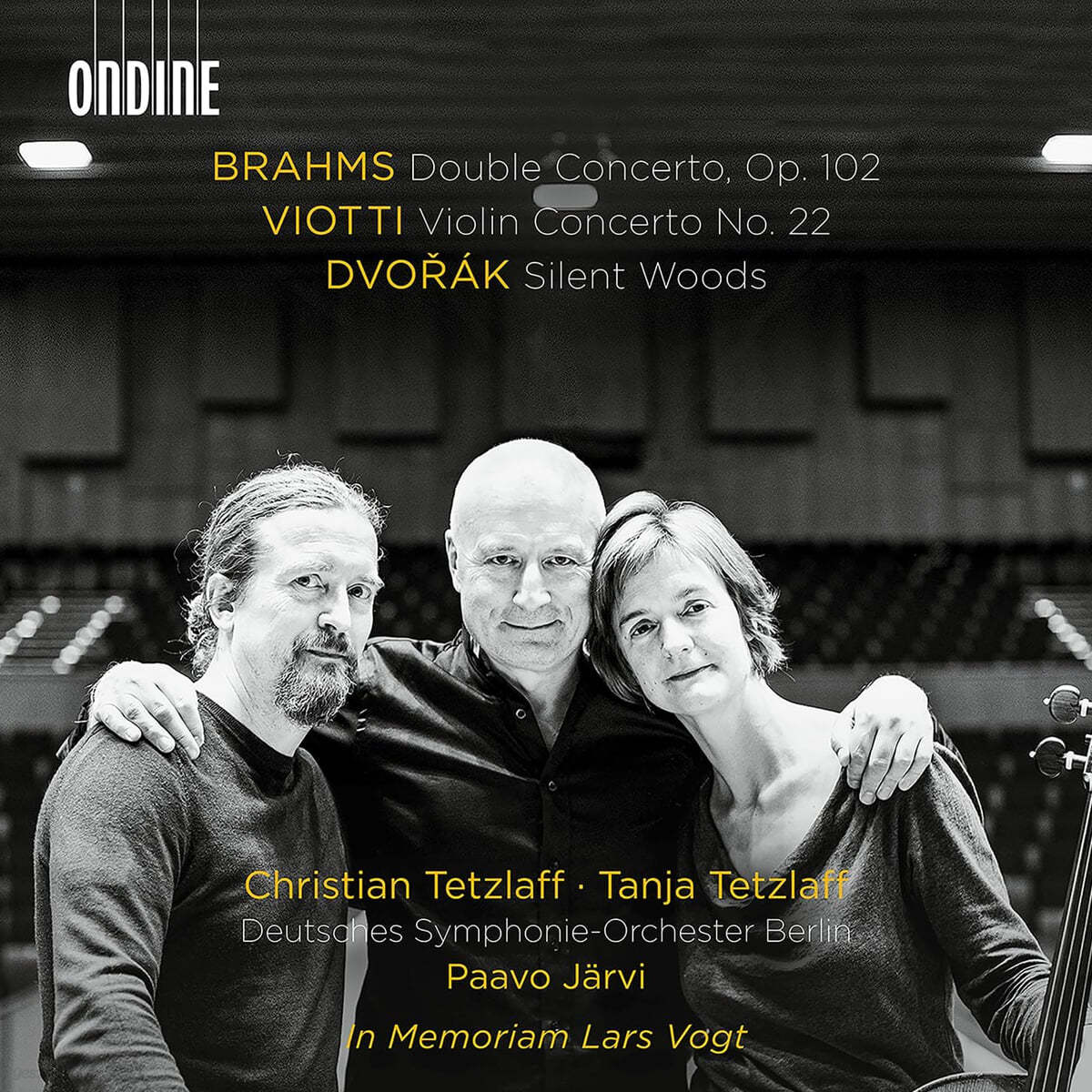 Christian Tetzlaff / Tanja Tetzlaff 브람스: 이중협주곡 / 비오티: 바이올린 협주곡 22번 / 드보르작: 조용한 숲 (Brahms: Double Concerto / Viotti: Violin Concerto No. 22 / Dvorak: Silent Woods)