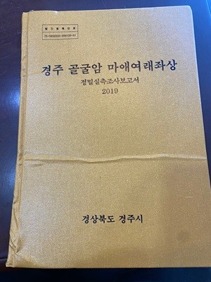 [실사진참고]경주 골굴암 마애여래좌상 정밀실측조사보고서 2019