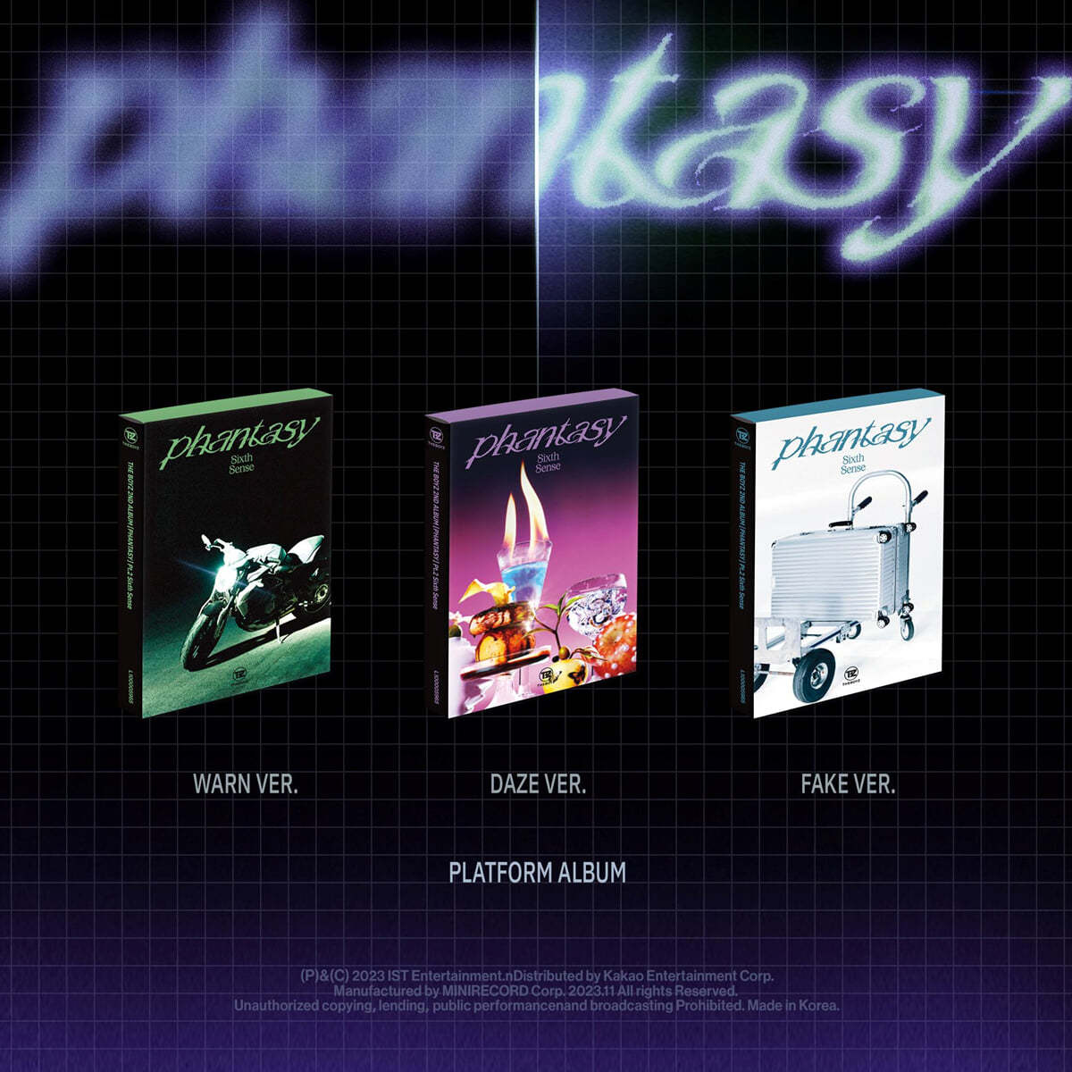 더보이즈 (THE BOYZ) 2집 - [PHANTASY] Pt.2 Sixth Sense [Platform ver.][3종 SET]