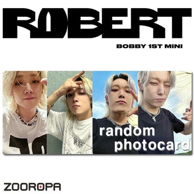 [새상품/C 포토카드] BOBBY 바비 ROBERT (정품/에버라인)