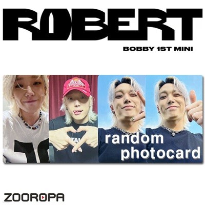 [새상품/D 포토카드] BOBBY 바비 ROBERT (정품/애플뮤직)