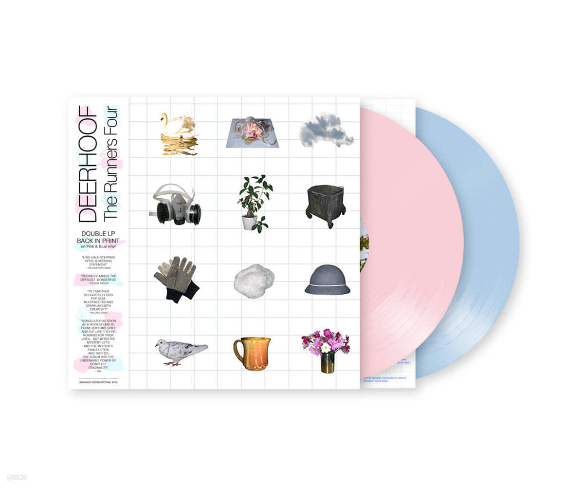Deerhoof (디어 후프) - The Runners Four [핑크 & 블루 컬러 2LP]