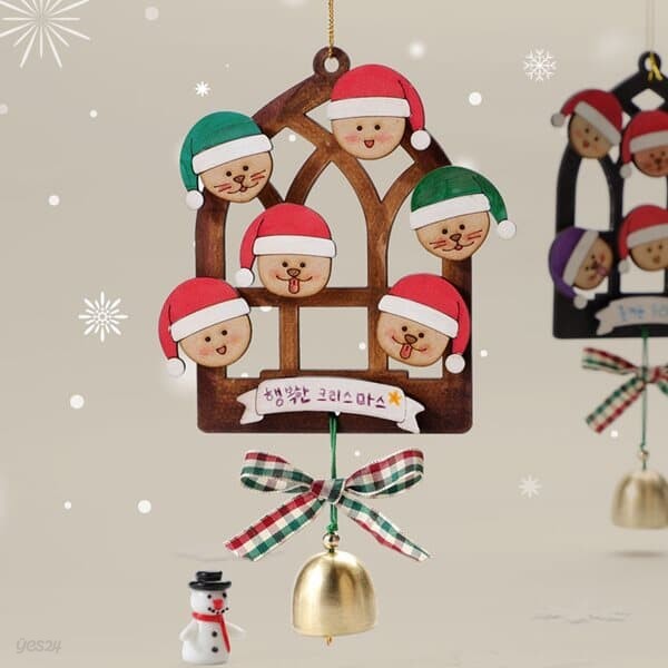 아트랄라 산타가족 창문모빌 (1인용) 크리스마스 데코소품 DIY세트 성탄절 만들기 재료 종 미술놀이