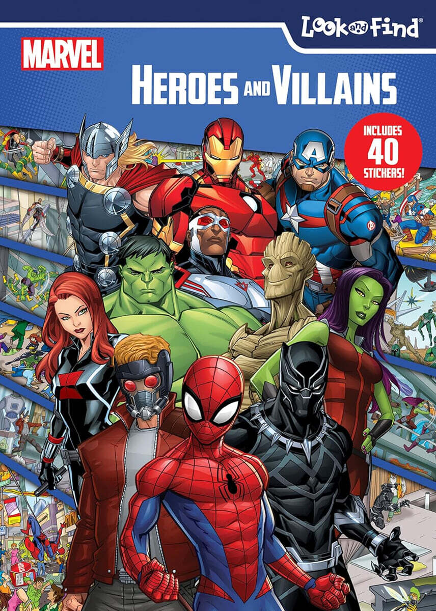 Look and Find : Marvel Spider-man, Avengers, Guardians, and More!