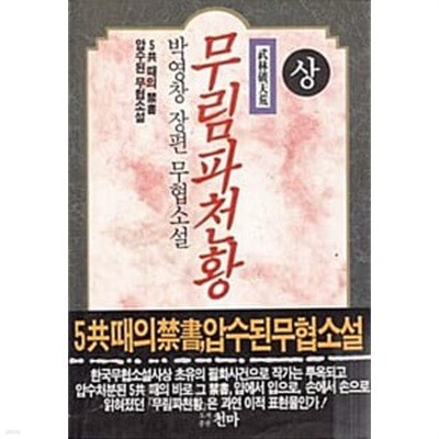 무림파천왕(상,중,하-총3권) 박영창