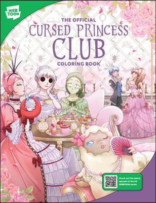 The Official Cursed Princess Club Coloring Book: 46 Original Illustrations to Color and Enjoy