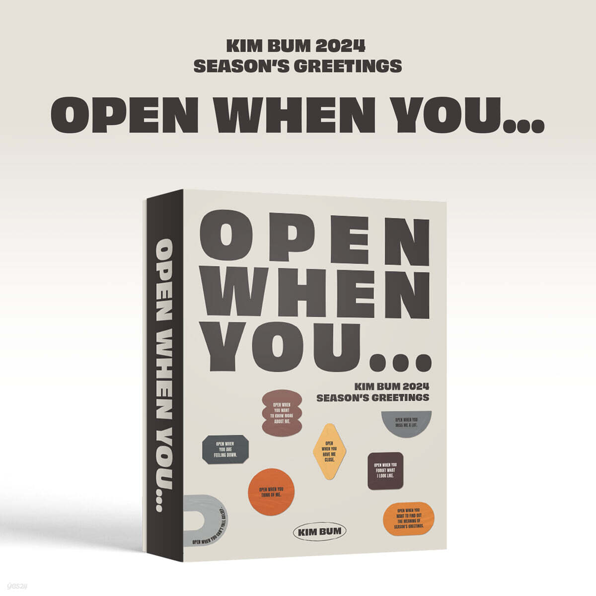 김범 (KIM BUM) 2024 SEASON'S GREETINGS [OPEN WHEN YOU...]