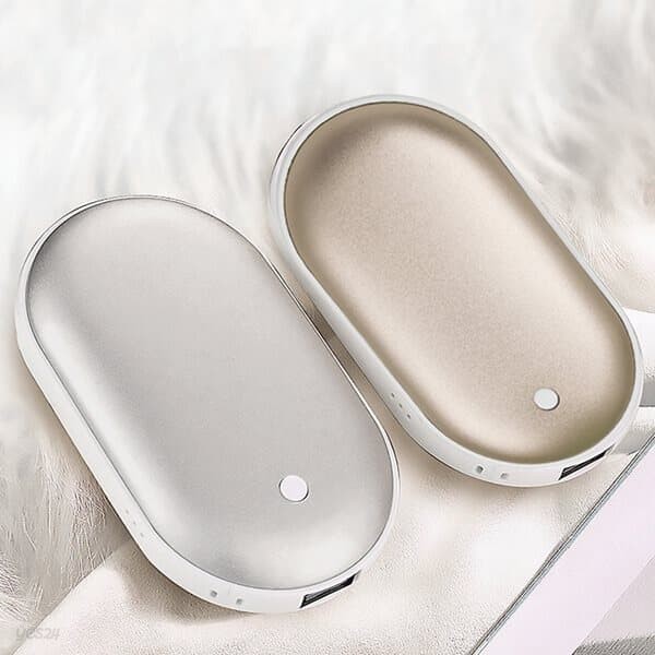 휴대용 미니충전식 손난로 보조배터리 USB 전기 전자 핫팩 5200mAh OHW-X2