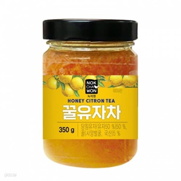 녹차원 꿀유자차 350g