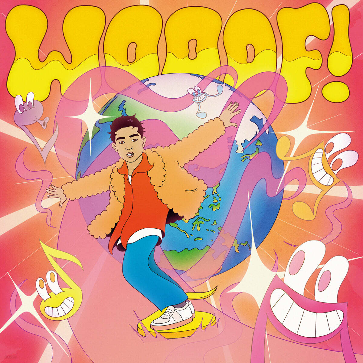 따마 (THAMA) - WOOOF! [투명 블루 마블 컬러 LP]