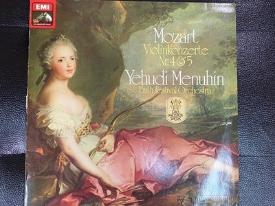 [LP] 예후디 메뉴인 - Yehudi Menuhin - Mozart Violinkonzerte Nr.4 & 5 LP [독일반]