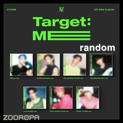 [미개봉/주로파] EVNNE 이븐 미니앨범 1집 Target ME Digipack ver.