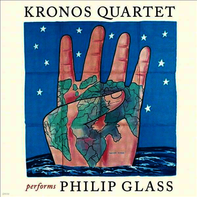 Kronos Quartet — 필립 글래스: 현악 사중주 2, 3, 4 & 5 (Philip Glass: String Quartets Nos.2, 3, 4 & 5) - Kronos Quartet 앨범 커버