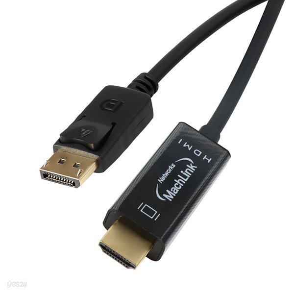 마하링크 디스플레이포트 to HDMI 고급형 케이블 V1.1 3M ML-DP1H3M