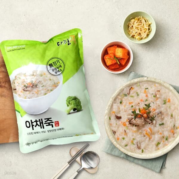 [다림푸드] 신선한 야채가 가득 야채죽 500gx3팩 - 예스24