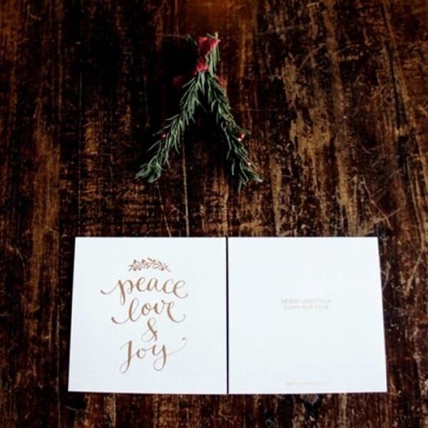 [베델리엄] 크리스마스 카드 - peace love n joy