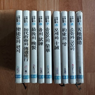 백만인의 소설성서 (전12권중9권) (양장)
