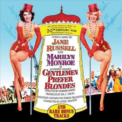 Marilyn Monroe / Jane Russell - Gentlemen Prefer Blondes (O.S.T.)(Ż ݹ Ѵ)(Remastered)(Bonus Tracks)(CD)