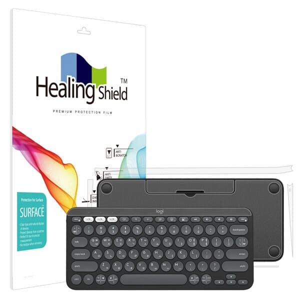 로지텍 PEBBLE KEYS 2 K380S 무선 키보드 무광 외부보호필름 세트