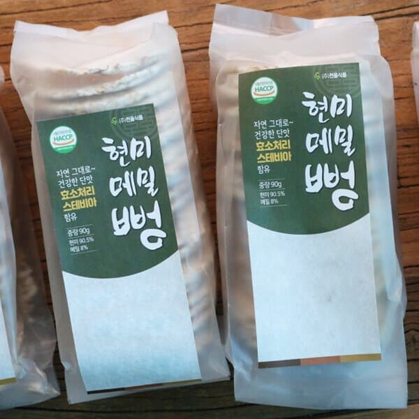 국내산 현미메밀로 만든 뻥튀기 90g 10봉