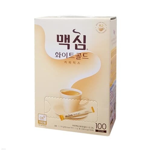 맥심 화이트골드 커피믹스 100T