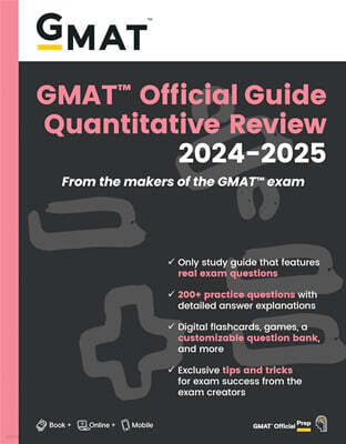 GMAT Official Guide Quantitative Review 2024-2025: Book + Online Question Bank