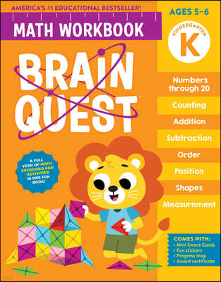 Brain Quest Math Workbook: Kindergarten
