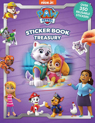 Paw Patrol Girl's Sticker Book Treasury