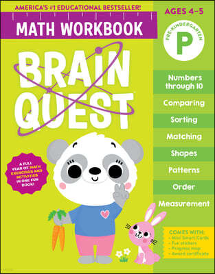 Brain Quest Math Workbook: Pre-Kindergarten