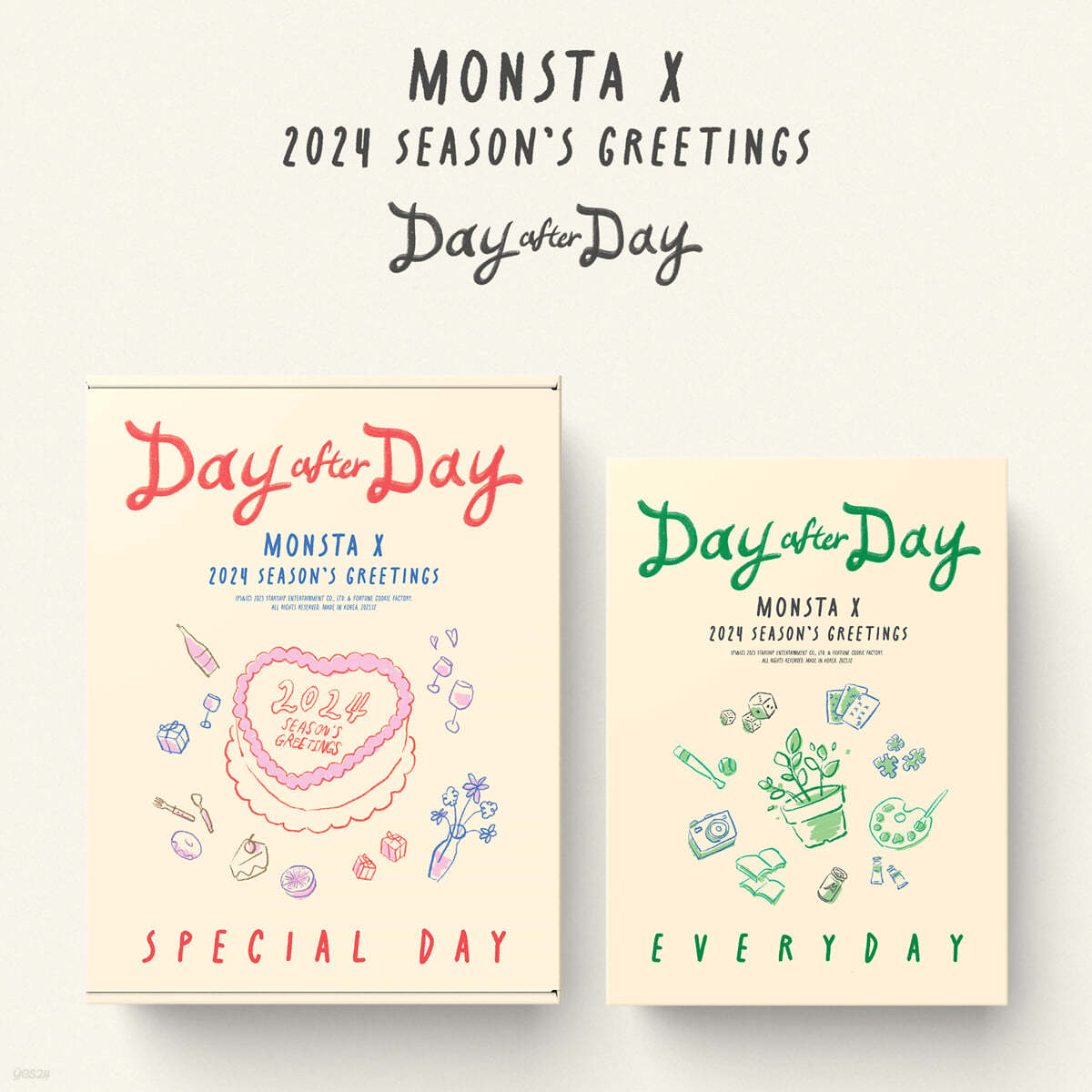 몬스타엑스 (MONSTA X) 2024 SEASON&#39;S GREETINGS [Day after Day] [2종 SET]