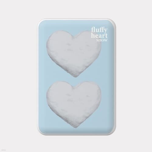fluffy heart snow  [Ƽ ͸]