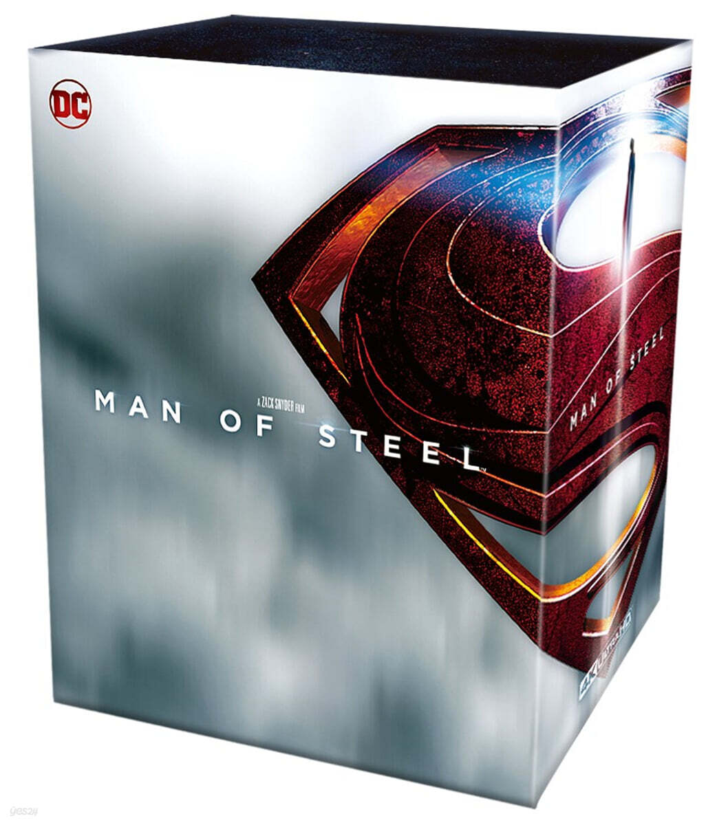 맨 오브 스틸 (12Disc, One Click Box 4K UHD+3D+2D 스틸북 한정판) : 블루레이