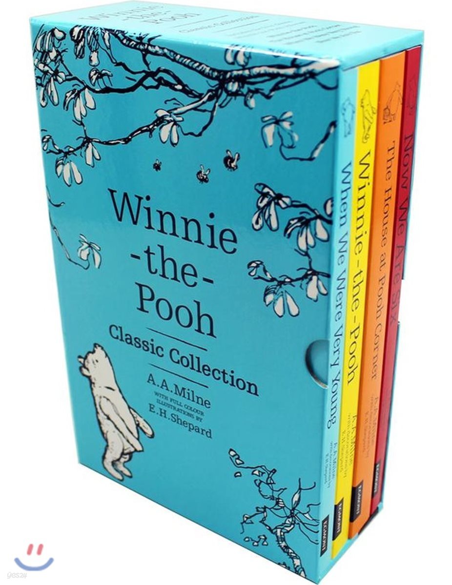 위니 더 푸 원서 클래식 컬렉션 4종 박스 세트 (올컬러) : Winnie-the-Pooh Classic Collection