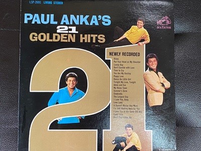 [LP] 폴 앵카 - Paul Anka - Paul Anka's 21 Golden Hits LP [BMG-라이센스반]